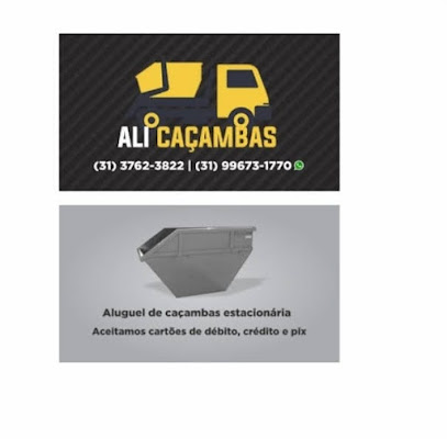 Ali caçamba (Gisele e Ednaldo) em Conselheiro Lafaiete - MG