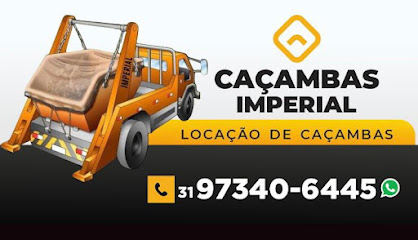 CAÇAMBAS IMPERIAL - aluguel de caçamba p/ entulho, resíduo de demolição em Belo Horizonte - MG