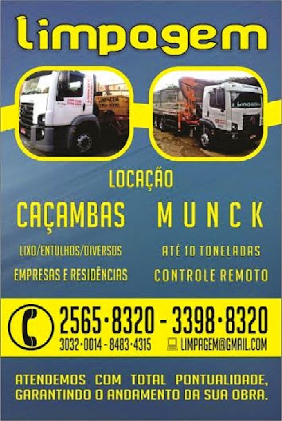 Limpagem Locação de Caçambas e Gerenciamento de Resíduos em Betim - MG