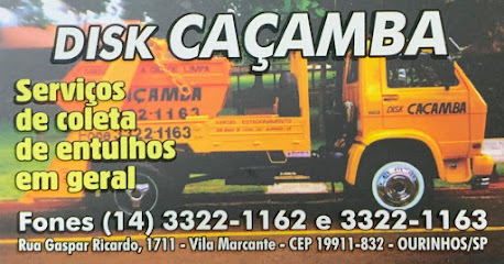 Mirtão Disk Caçambas e Guindastes em Ourinhos - SP