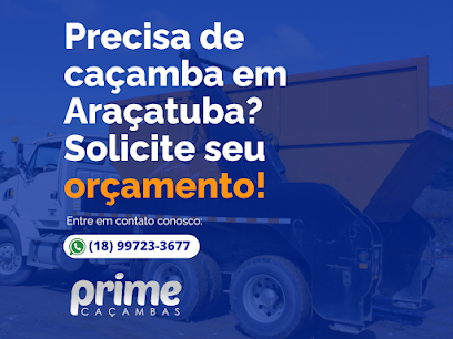 Prime Caçambas em Araçatuba - SP